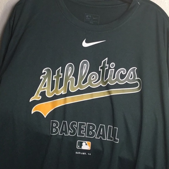 Nike ATHLETICS BASEBALL DRI- FIT PERFORMANCE SHIRT SIZE XXL - Picture 5 of 5